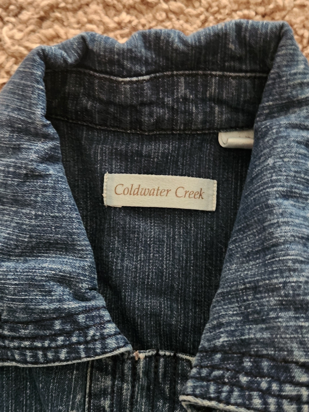 Coldwater Creek Women's Indigo Denim Jacket - Picture 3 of 5